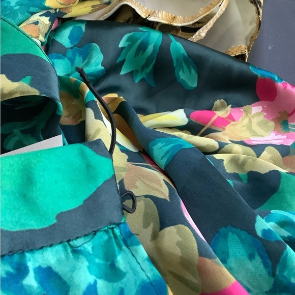 Zara Floral Long Sleeve Dress NWT - Picture 11 of 12